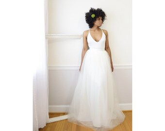 Wedding Skirt - Ivory, Adult Tutu, Long Tulle Skirt, Maxi Tutu, Adult Tulle Skirt, Tulle Wedding Skirt, Tulle Bridesmaid Skirt, Tüllrock