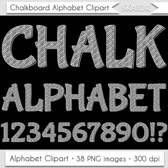 abc chalkboard clipart - photo #35