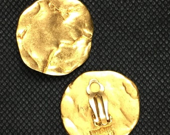 Boucles D'oreilles Biche De Bere Mini CLIPS - En Métal Argenté, Signées, Idéales Pour Un Look Discret Et élégant