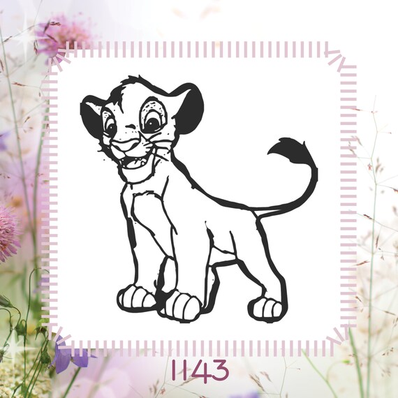 Lion King Stencil Or Wall Decal lion-king-stencil-or-wall-decal