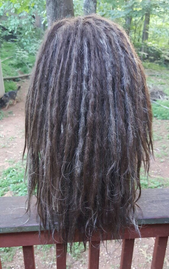 LaceFront Dreadlock Wig Brown and Blonde by