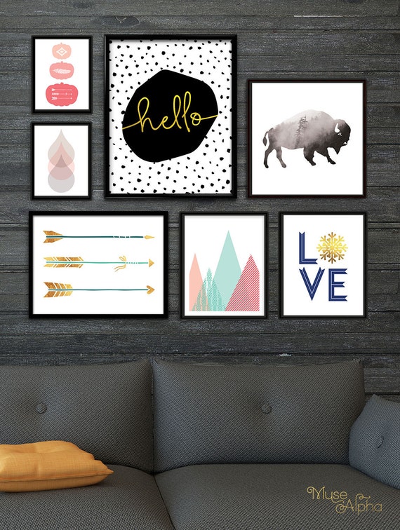 Rustic Prints Rustic Decor Rustic Printable American