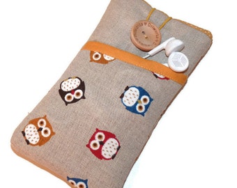 iPhone 7 case owls, iPhone SE pouch , iPhone 5 purse, iPhone 6s Plus case, iPhone 7 Plus sleeve, iPod Touch 6g sleeve, owls iphone cover