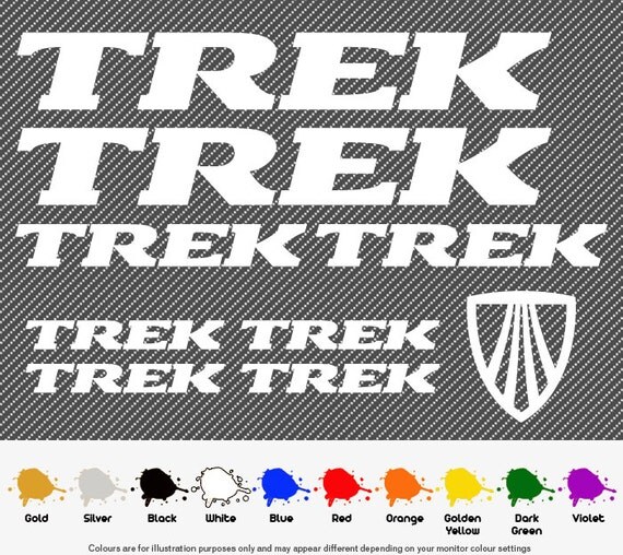 trek bike frame stickers