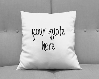 Design Your Own Pillow, Custom Throw Pillow, Novelty Pillow, 15" x 15" Throw pillow, Customizable Pillow, Decorative Pillow, Quote Pillow