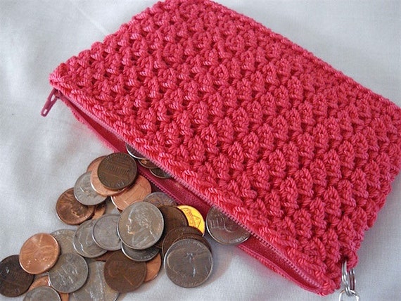 Coin Purse Pattern &quot;Charming&quot; Design, best seller Crochet PATTERN, change purse pattern, small ...