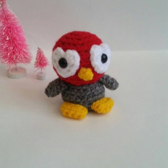 Valentines Day Mini Amigurumi Penguin by FairylandAmigurumi