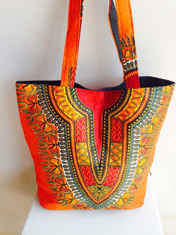 Dashiki bag/ dashiki tote /beach bag/ Shopper Bag/ Beach Bag/