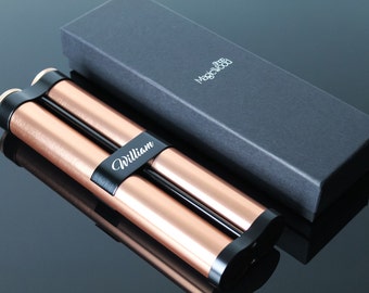 Personalized Cigar Case, Groomsmen Gift, Engraved Cigar Humidor, Gift for Men, Custom Cigar Case, Wedding Gift, Holiday Gift, Fathers Day