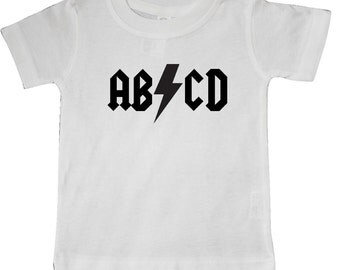 abcd baby shirt