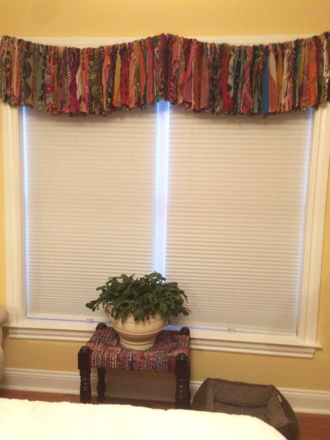 Bohemian/hippie decor Window valance