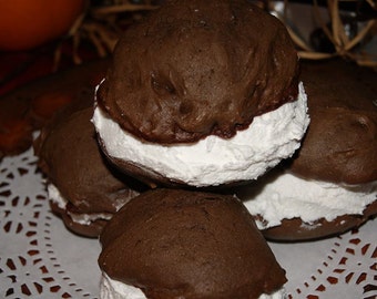Whoopie Pies - Easter Cookies, St. Easter Basket Filler, Package of Four, Freezer Friendly, Edible Gift, Homemade Baked Goods, Party Favors