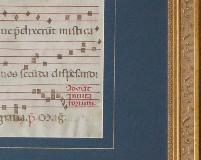 Antique Sheet Music on Vellum