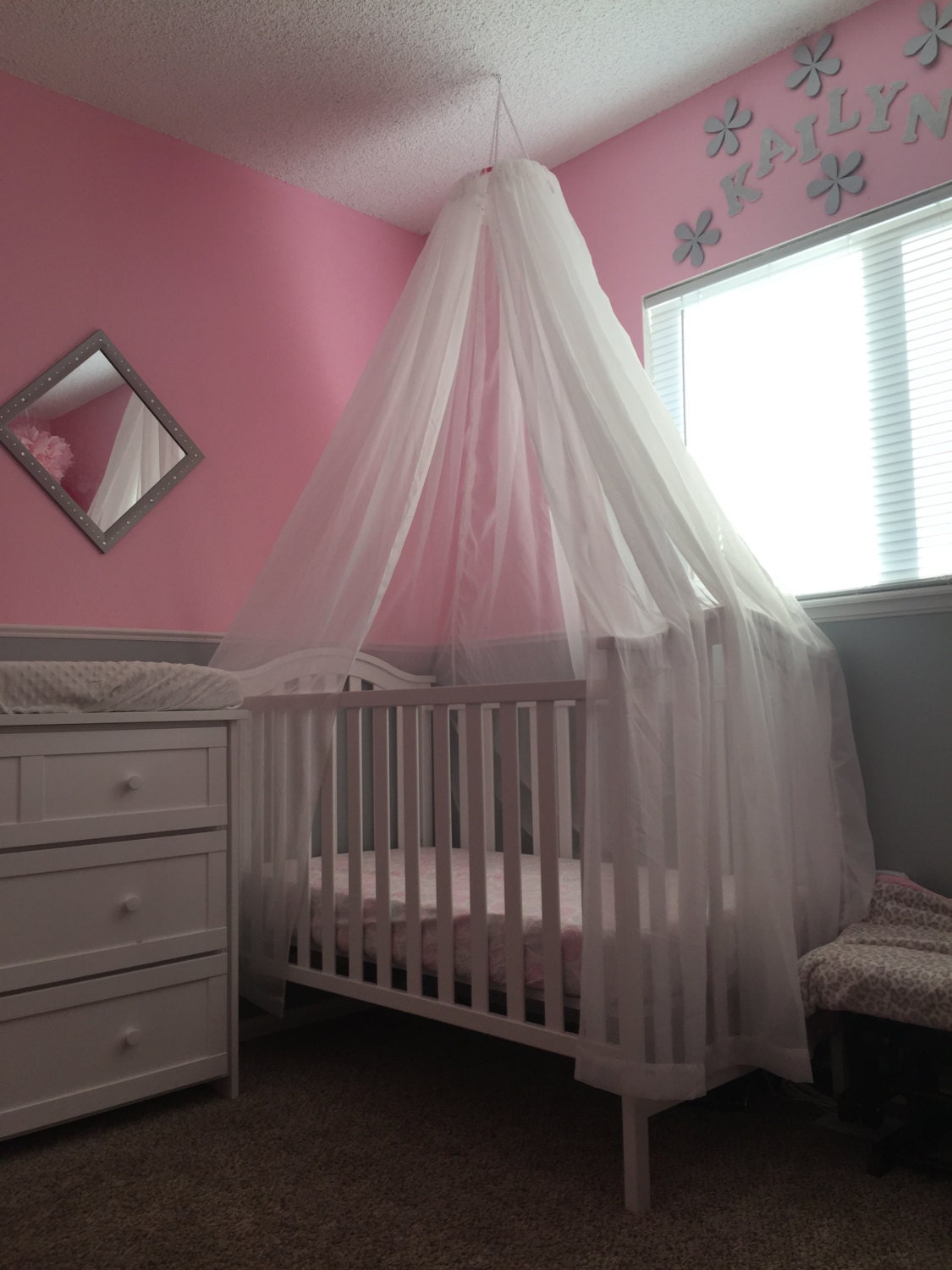 Princess bed canopy by MelissaJaneNorris on Etsy