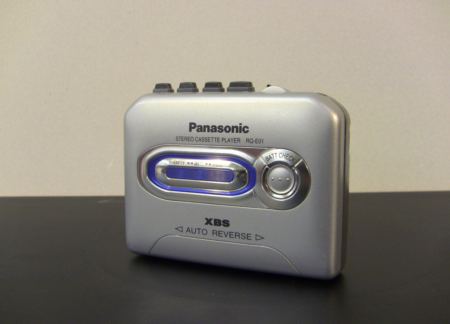 Vintage Grey Blue Panasonic Walkman Cassette Player Early