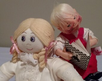 Annalee Thorndike Felt Doll & Handmade 10: Cloth Doll