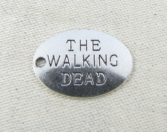 Set of (10) Silver "The Walking Dead" Charms, 10 per package SFF068
