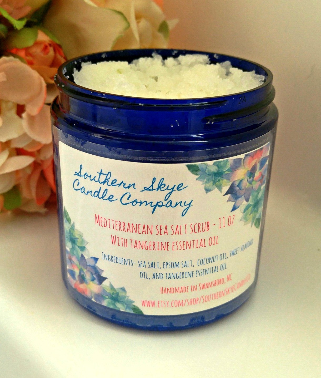 Exfoliating Scrub Salt Scrub Sea Salt by SouthernSkyeCandleCo