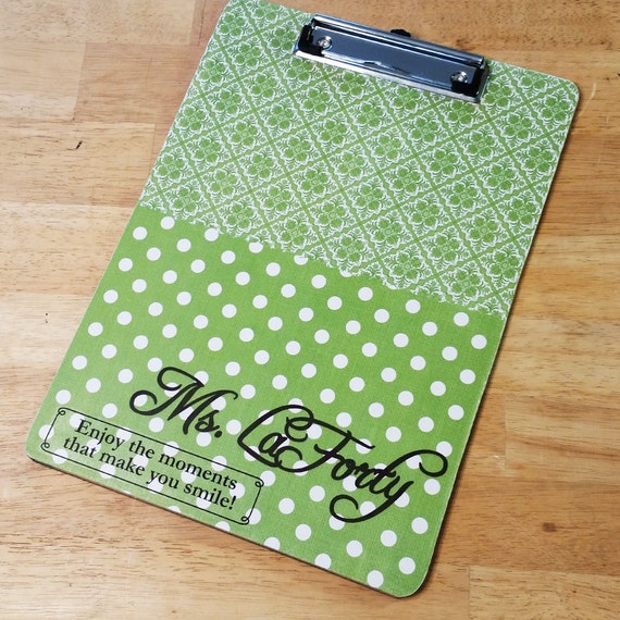 Custom Decorated Clipboards Personalized by LybelleCreations