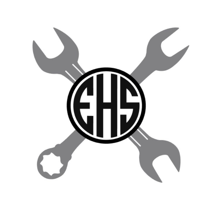 Custom Mechanic Wrench Monogram Decal Monogram Tool Box