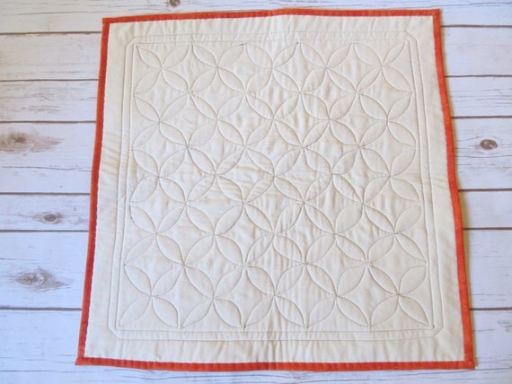 Fall Table Quilt Square Quilt Topper Quilted Table Topper