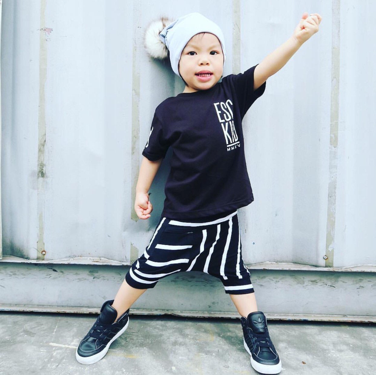 Stripe toddler harem shorts / Baby harem by PoshKiddosapparel