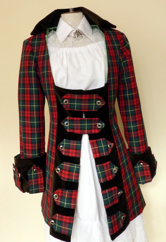 Pirate Coat, Pirate wench, Steampunk, Boho, Dandy,Diesel Punk, Neo Victorian,Womens Pirate Coat,Jack Sparrow,Unique,Captain Hook by LulunaClothing steampunk buy now online