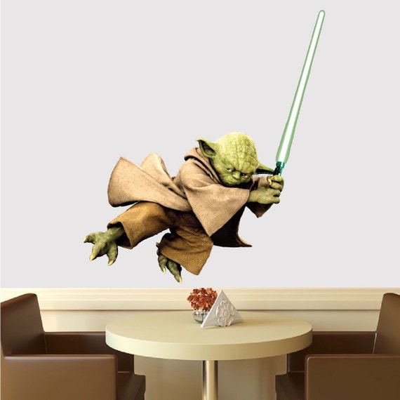 Yoda Yoda Decal Yoda Wall Decal Star Wars Yoda Wall Design