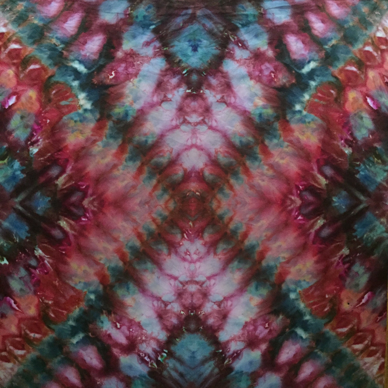 Ice Dyed Fabric by DyedHeaven on Etsy