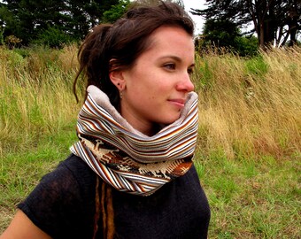 Snood / col en tissu traditionnel andin 'Aguayo'