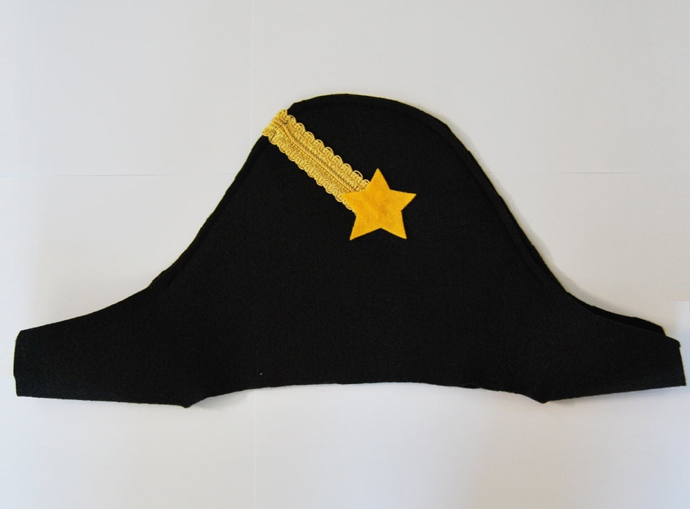 Colonial Hat Naval Cocked Hat Felt Hat 18th Century