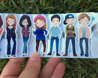 Stars Hollow Magnetic Bookmarks