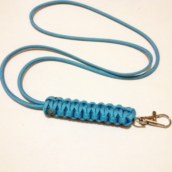 Paracord lanyards with clips various colours and braids all