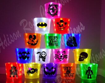 Halloween LIGHT UP bucket BLANKS by AdisonRoseCreations on Etsy