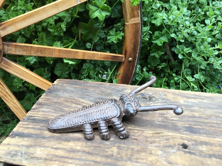 Beetle Boot Jack Hand Made Cast Iron Antique by