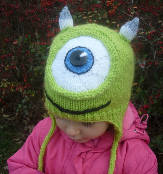 Mike Wazowski inspired Hat Monster HatMonsters University