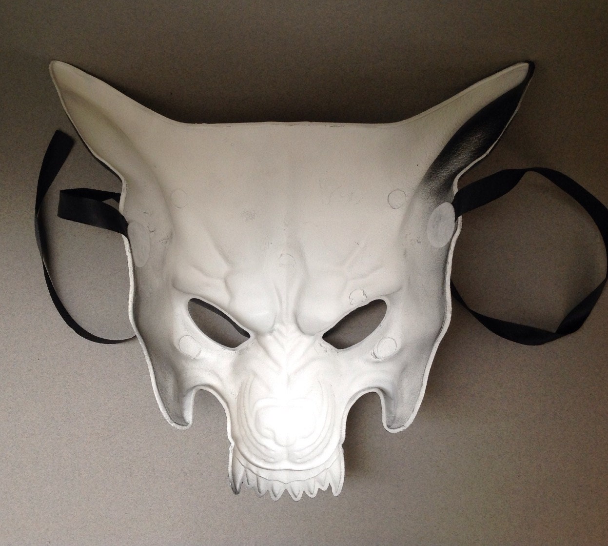 Wolf Mask Animal Costume Burlesque Black Wolf Masquerade Mask