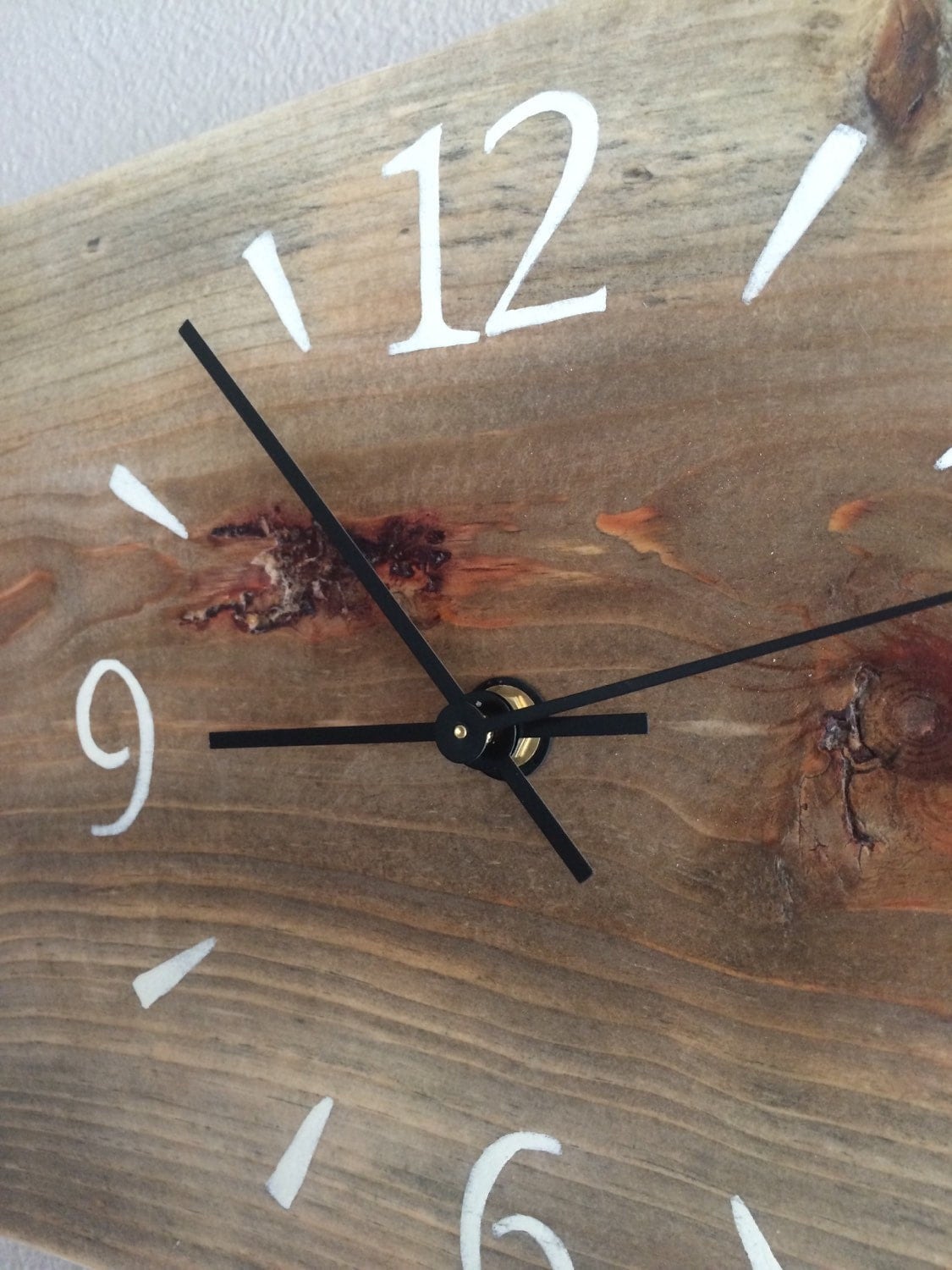 Rustic Barn Wood Clock by PenneCarter on Etsy