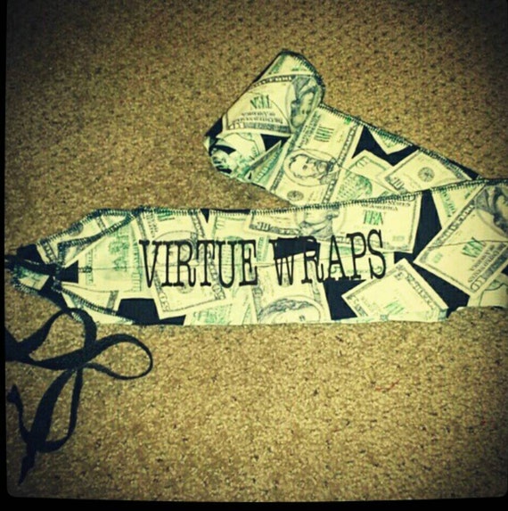 Dollar bill wrist wraps by VirtueWraps on Etsy
