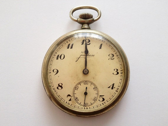 Junghans Pocket Watch from 1920s German Pocket Watch