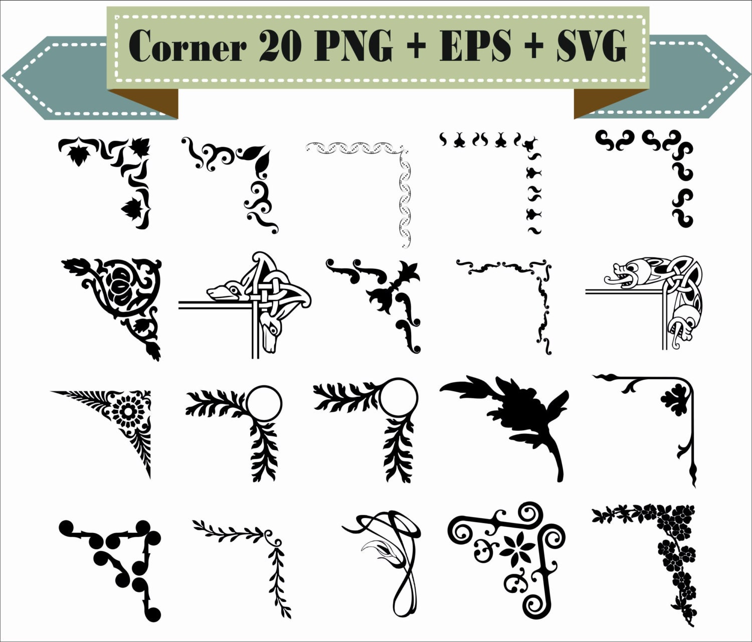 Free Free 167 Flower Border Line Svg SVG PNG EPS DXF File