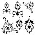 5883 butterfly stencil and template design 1 a5