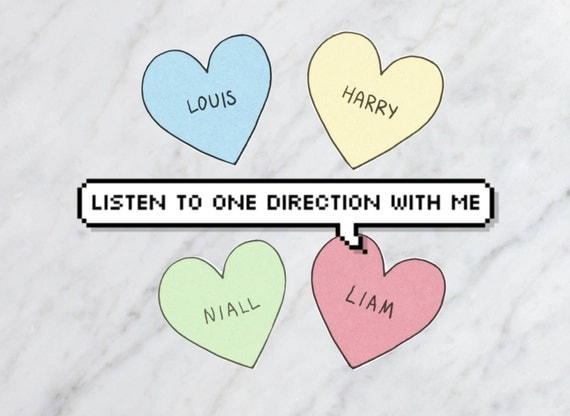 items similar to one direction stickers on etsy