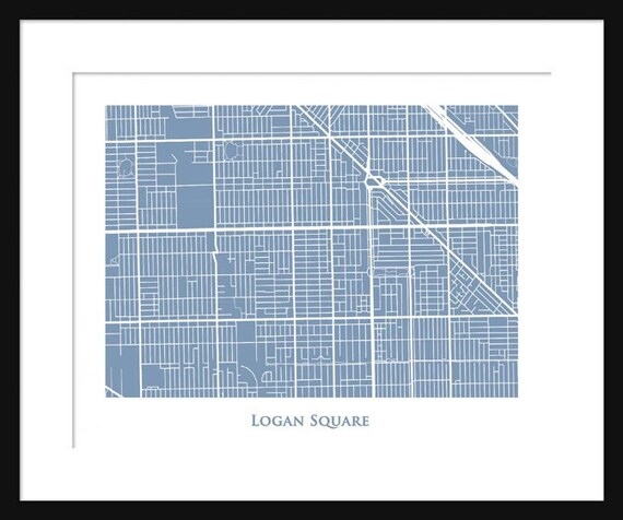 Logan Square Map Chicago Map Neighborhood