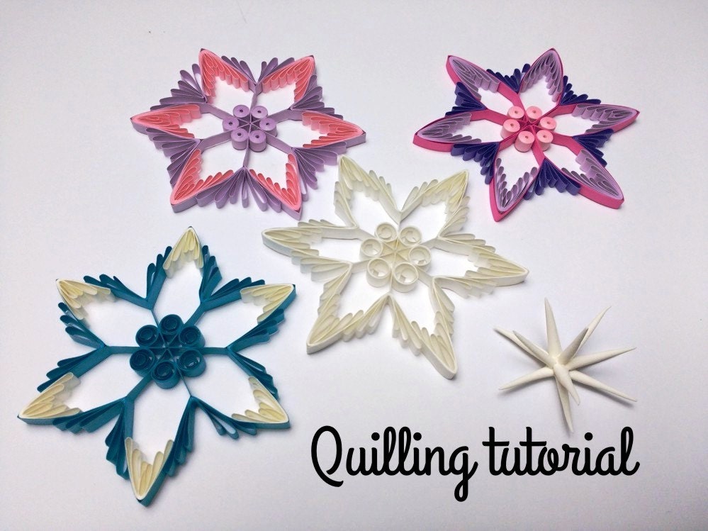 Star Quilling pattern Paper Quilling Stepbystep by Quillings4U