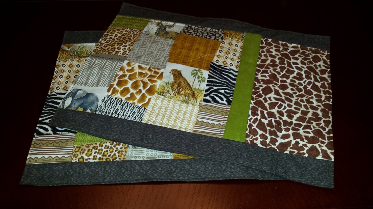 African print placemats