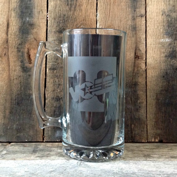 Tennessee Vols Glass Beer Mug University of by AJsSouthernDesigns