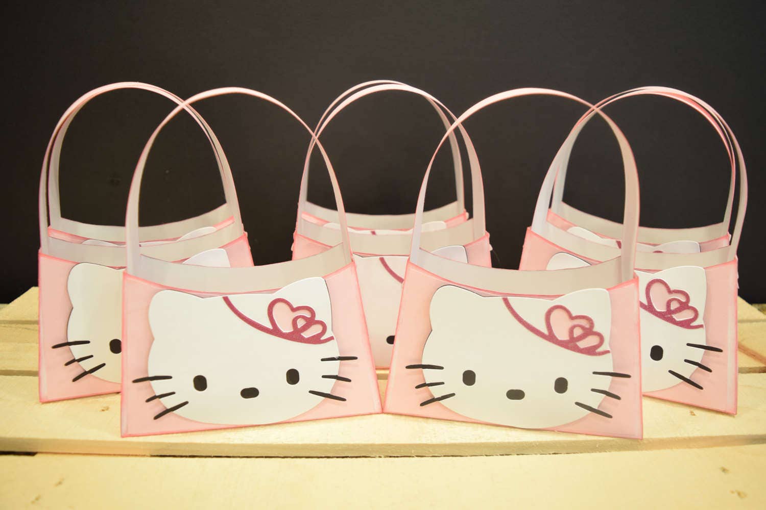 Hello Kitty Handmade Goodie Bags by KayCanDesigns on Etsy