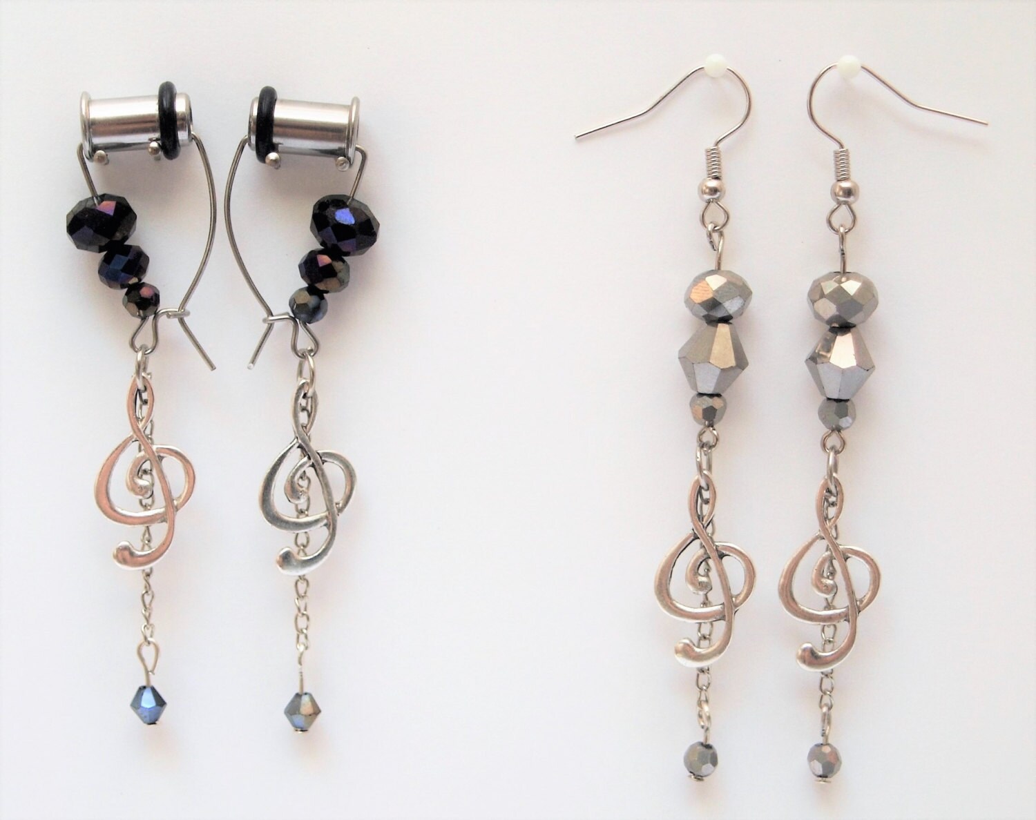 Hanging Earrings for Tunnel Plugs & Eyelets for Gauged
