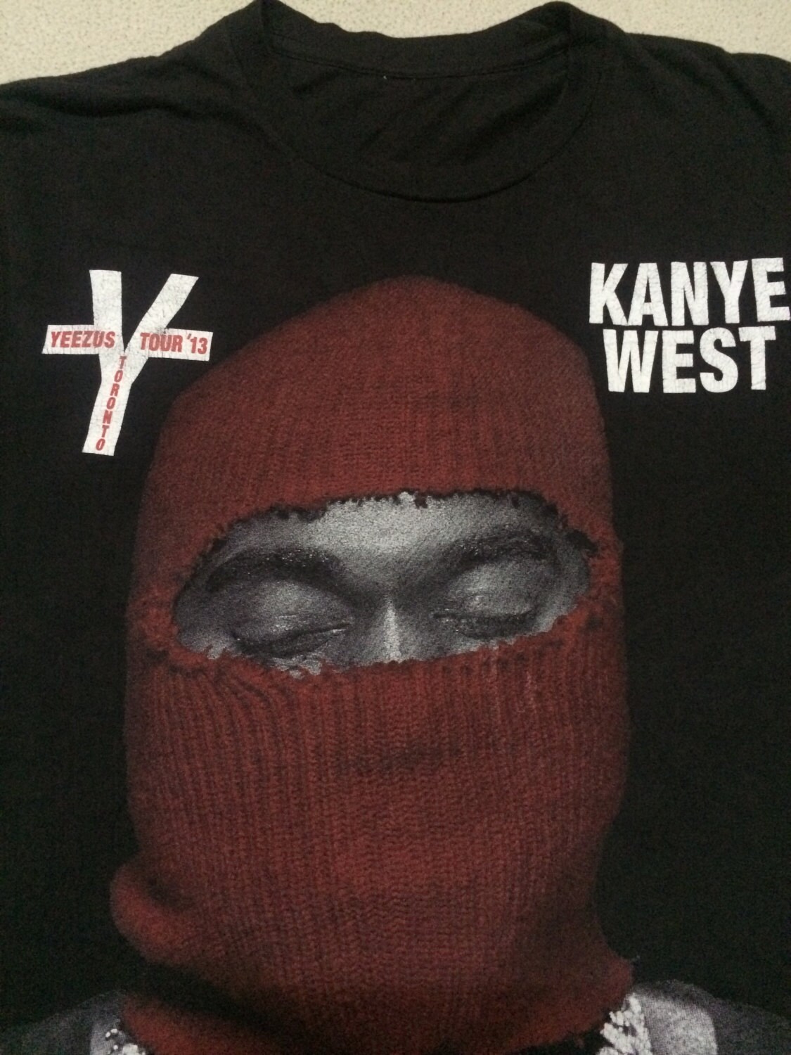 Rare Kanye West God Wants You Yeezus Tour 13 Toronto Red by PokYa